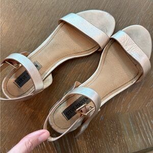 Steve Madden Metallic Leather Sandals